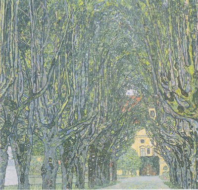 Avenue in Front of Kammer Castle by Gustav Klimt